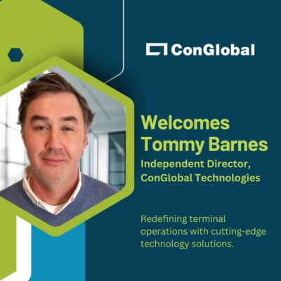 ConGlobal Welcomes Tommy Barnes as Independent Director